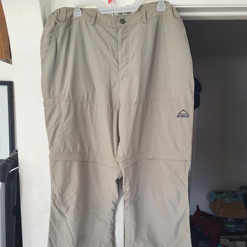 McKinley 40 waist pants. Zip off shorts.